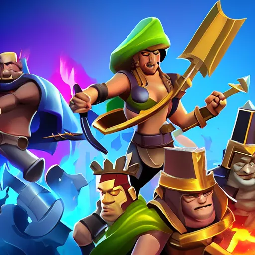 Image similar to new clash royal characters