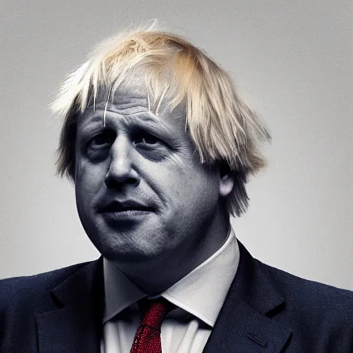 Image similar to boris johnson as satan, photorealistic, 8 k