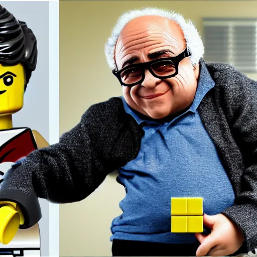 Image similar to lego danny devito