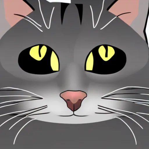 Image similar to sad cat cartoon highly detailed, smooth, sharp focus