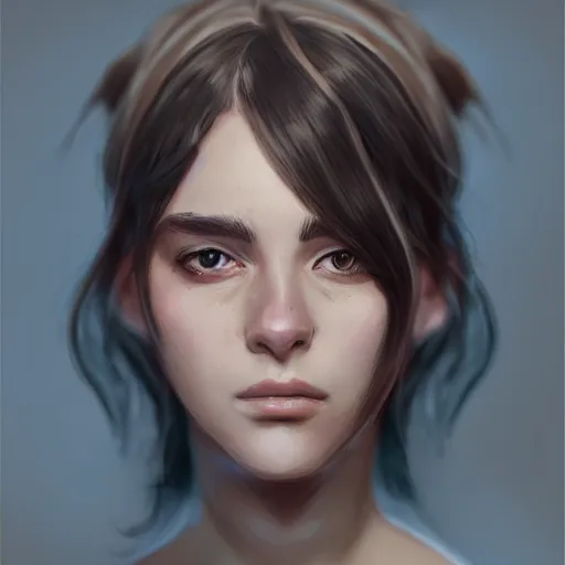 Prompt: a portrait by Apofiss, ArtStation