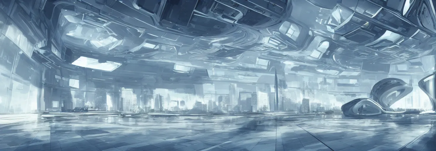 Mirror's Edge 3 concept art, futuristic but