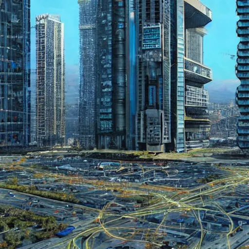 Image similar to cyberpunk city, ankara, hyper realistic, golden ratio, extreme detail,