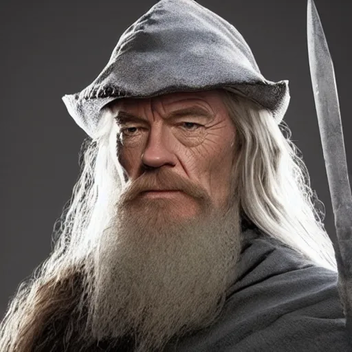 Prompt: Bryan Cranston as Gandalf