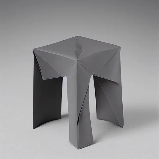 Image similar to the origami stool by tadao ando