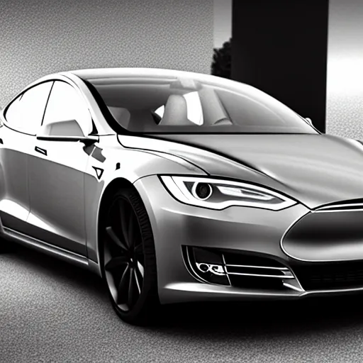 Prompt: Tesla model s High detail, photorealistic, ray tracing, realistic, 8k