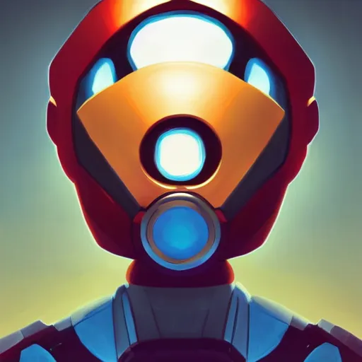 Image similar to face icon stylized minimalist mega man, loftis, cory behance hd by jesper ejsing, by rhads, makoto shinkai and lois van baarle, ilya kuvshinov, rossdraws global illumination