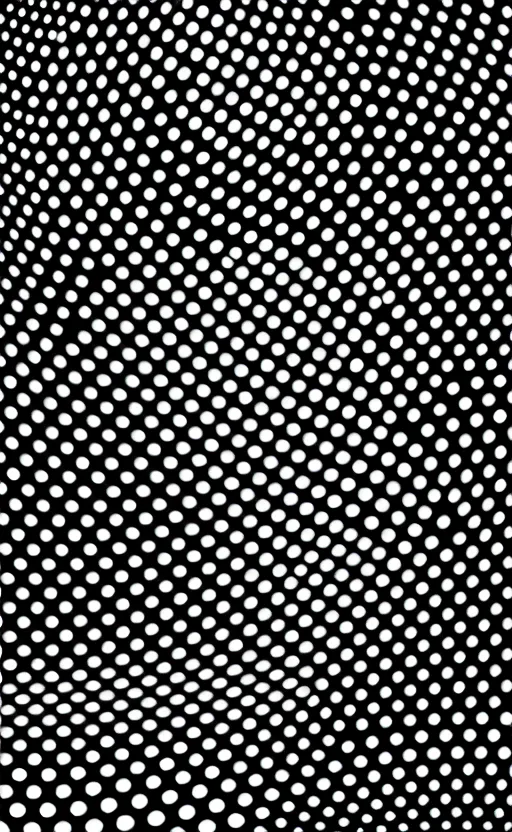 Image similar to black kirby krackle dots, expanding away from small to big, create a white super cluster galaxy, black and white only, vector, wide angle shot, white background, vector art