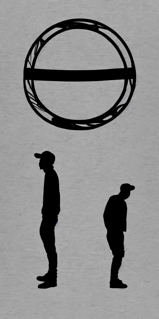 Image similar to rapper silhouette