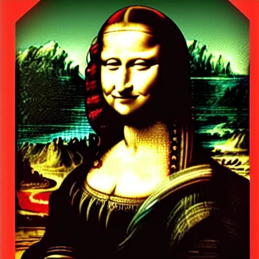 Image similar to monalisa egirl