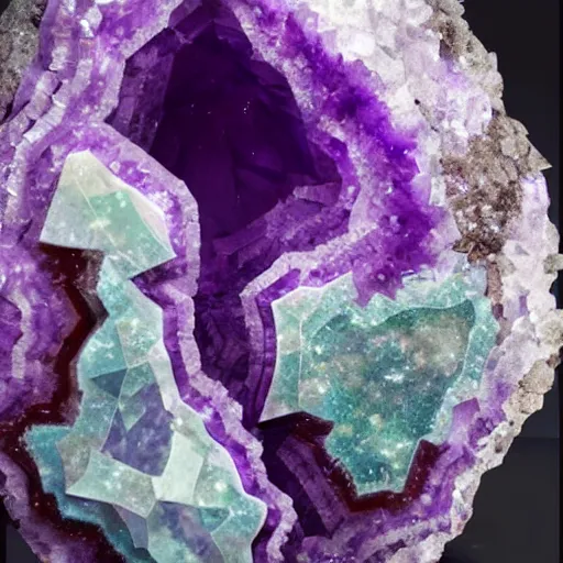 Image similar to amazing amethyst geode, Masterpiece , ultra realistic, ultra detailed, concept art, trending on artstation