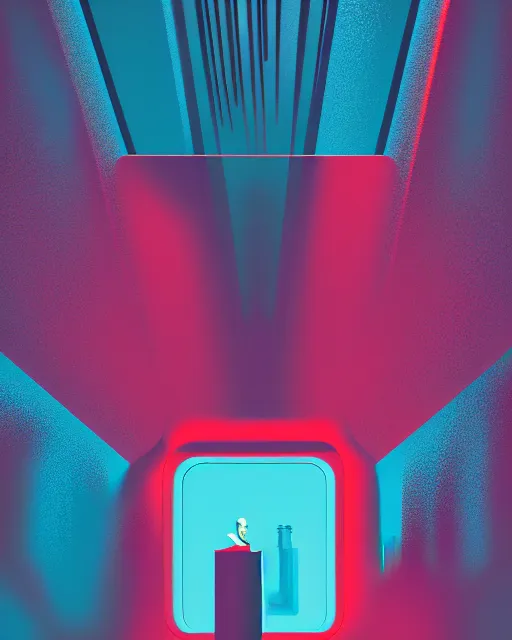 Image similar to editorial illustration scientific lab, colorful modern, mads berg, karolis strautniekas, christopher balaskas, fine texture, dynamic composition, detailed, matte print, dynamic perspective, halftone texture, muted color, lomography, risograph