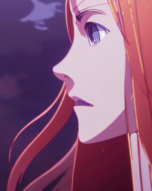 Image similar to azctec, katherine mcnamara, detailed perfect face, exquisite details, fire magic, mid view, design on a white background, by studio muti, greg rutkowski makoto shinkai takashi takeuchi studio ghibli