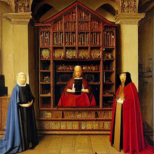 Prompt: a painting made by Jan van Eyck,