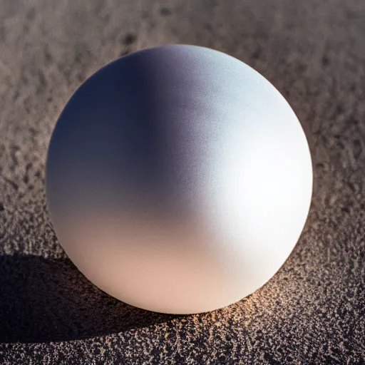 Prompt: zoom in on a ray tracing orb, unsplash