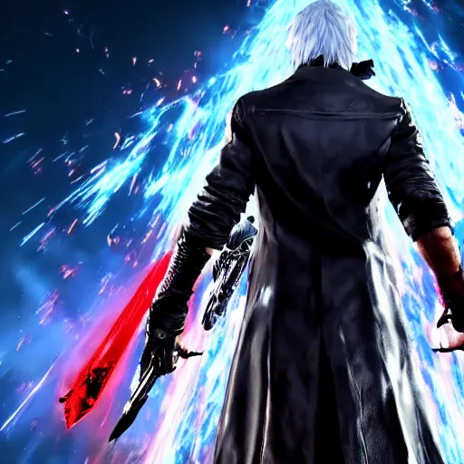 Image similar to devil may cry 5 anti racist own compilation youtube video thumbnail, HD, 4K, raytracing