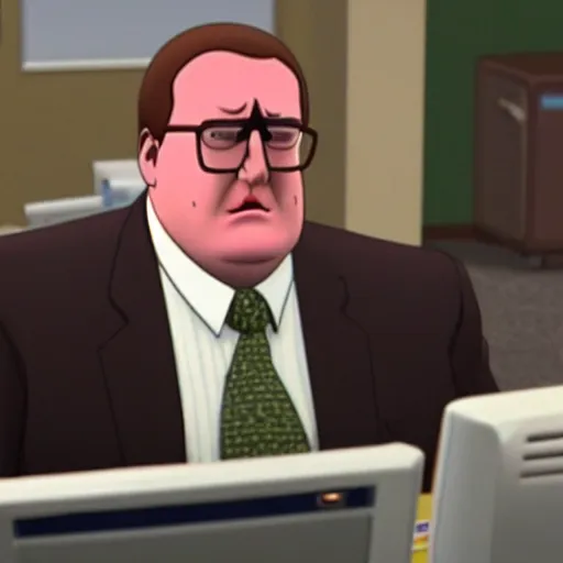 Image similar to peter griffin in an episode of the office