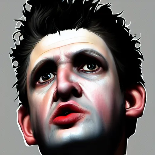 Image similar to shane mcgowan from the pogues, highly detailed, digital painting, artstation, concept art, sharp focus, illustration, cinematic lighting