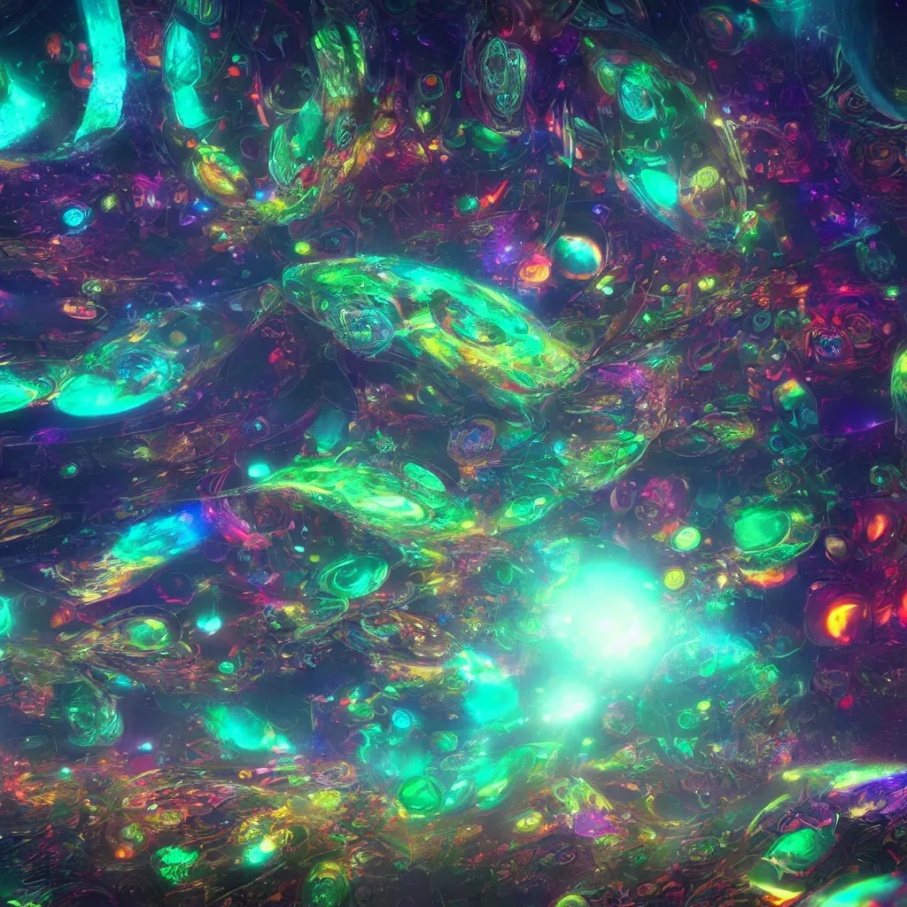 Image similar to beautiful dmt universe, concept art, aesthetic octane render, 8k HD resolution