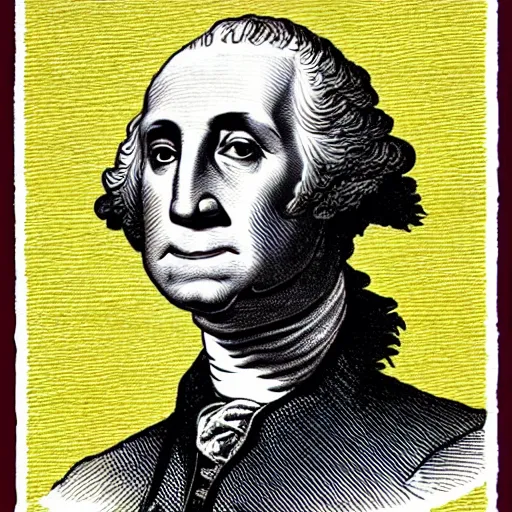 Prompt: George Washington as drawn by R. Crumb