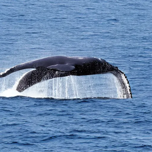 Prompt: photograph of whale, close up