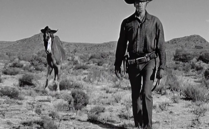 Image similar to movie still of kevin heart in 1 9 6 0's western, high detailed, cinematic, photorealistic,