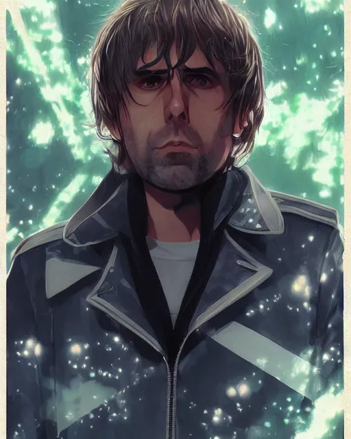 Image similar to anime portrait of liam gallagher as an anime man by stanley artgerm lau wlop rossdraws james jean andrei riabovitchev marc simonetti