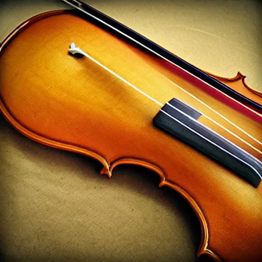 Prompt: “the back of a violin.”