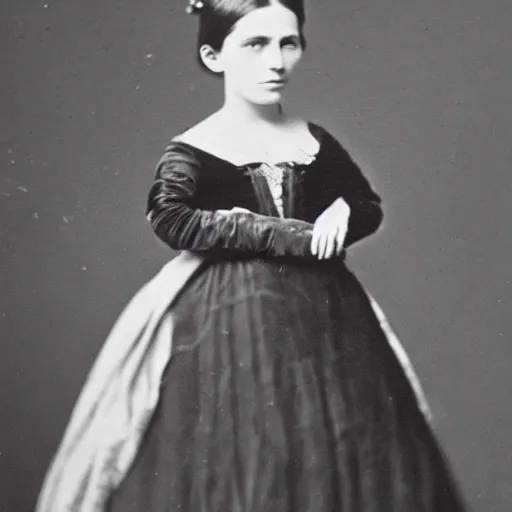 Image similar to photo of a beautiful and young princess, circa 1 8 6 1