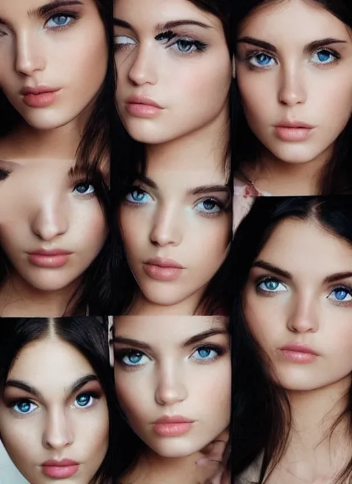 Image similar to style sheets, portraits of stunningly beautiful eyes, 👼