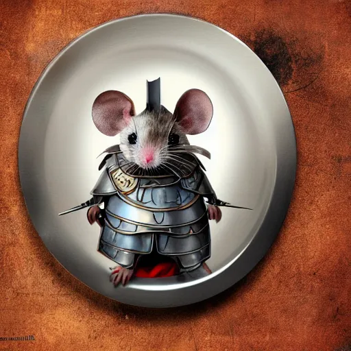 Image similar to a mouse in plate armour