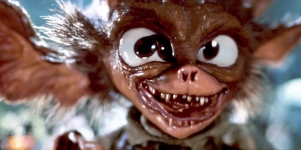 Image similar to frame from IT gremlins