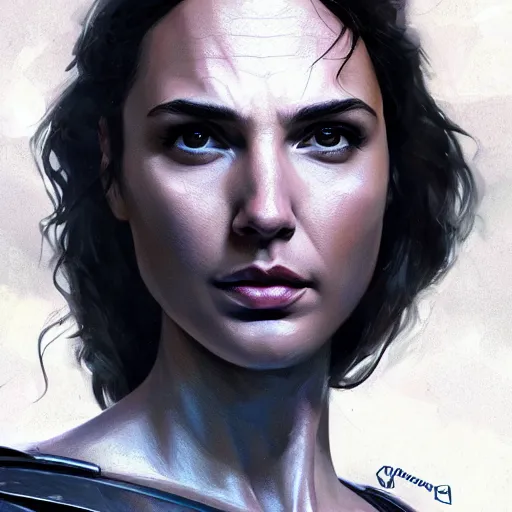 Prompt: a potrait of Gal Gadot as Kryptonian by Greg Rutkowski, Sung Choi, Mitchell Mohrhauser, Maciej Kuciara, Johnson Ting, Maxim Verehin, Peter Konig, Zack Snyder, 8k photorealistic, cinematic lighting, HD, high details, dramatic, trending on artstation, full body shot