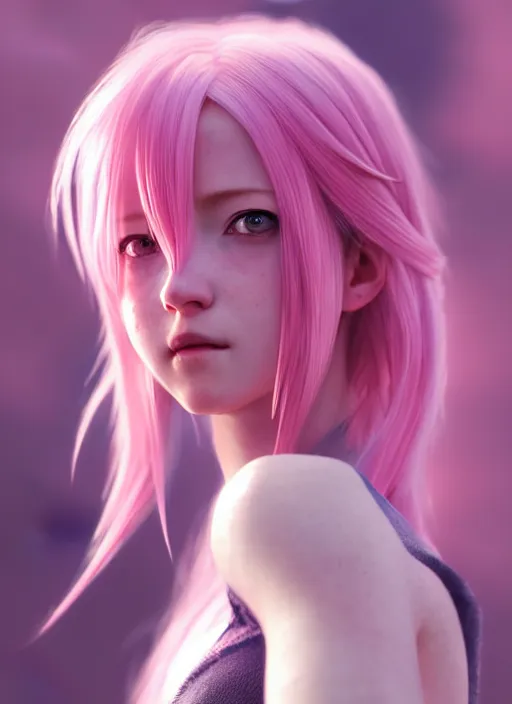 Prompt: claire farron with long pink hai, r closeup portrait, by tom bagshaw and ilya kuvshinov, rtx rendering, octane render 1 2 8 k, maya, extreme high intricate details by wlop, digital anime art by ross tran, medium shot, composition by sana takeda, dramatic lighting by greg rutkowski