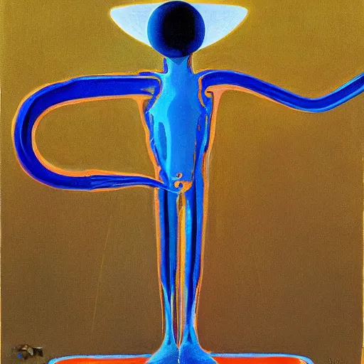 Image similar to alien by wayne thiebaud