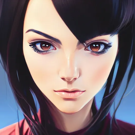 Image similar to a portrait of a beautiful victoria justice, art by ilya kuvshinov and wlop and and josan gonzalez, shikanosuke yagaki, mitsumayo, reivaille, digital art, highly detailed, intricate, sharp focus, trending on artstation hq, deviantart, pinterest, unreal engine 5, 4 k uhd image