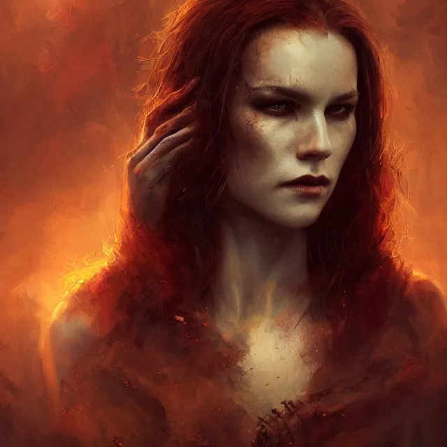 Prompt: majestic gracious regal female vampire portrait, atmospheric lighting, painted, menacing, intricate, volumetric lighting, beautiful, rich deep colours masterpiece, golden hour, sharp focus, ultra detailed, by leesha hannigan, ross tran, thierry doizon, kai carpenter, ignacio fernandez rios