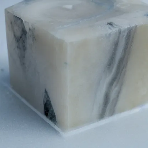 Image similar to a marble embedded inside a block of ice