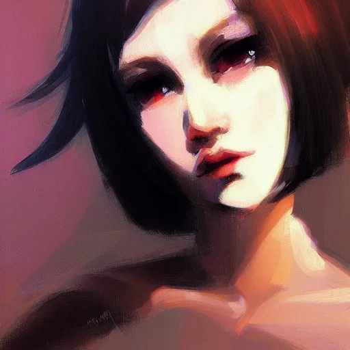 abstract close - up portrait, by ilya kuvshinov, by | Stable Diffusion ...