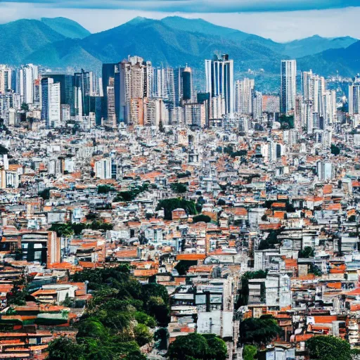 Image similar to a photo of a latin american city