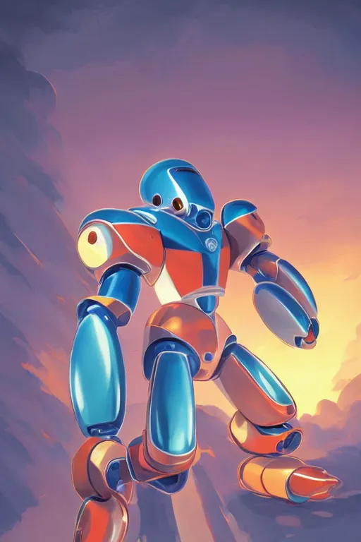 Image similar to metabots medabots medarotto medarot robot minimalist comics, behance hd by jesper ejsing, by rhads, makoto shinkai and lois van baarle, ilya kuvshinov, rossdraws global illumination ray tracing hdr radiating a glowing aura