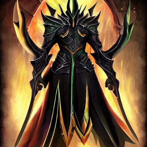 Image similar to sauron as a league of legends character