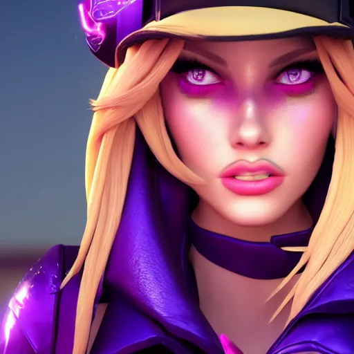 Image similar to still of pretty KDA More Miss Fortune (wild rift) close up in KDA More music video. 3d render, octane render, game art, realistic, highly detailed, trending on artstation, 4k, trending on artstation, pixar, cgsociety, unreal engine 5, redshift render, trending on artstation, blender, behance, cg