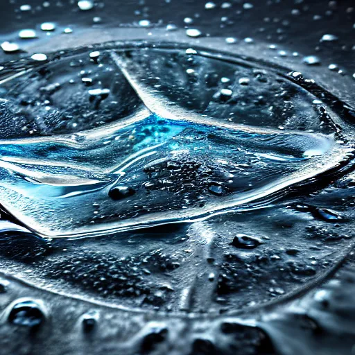 Image similar to water artwork manipulation inside the shape of a triangle, ray tracing, realistic water, focus, long shot, 8 k resolution, cinematic, frostbite 3 render, water art photoshop