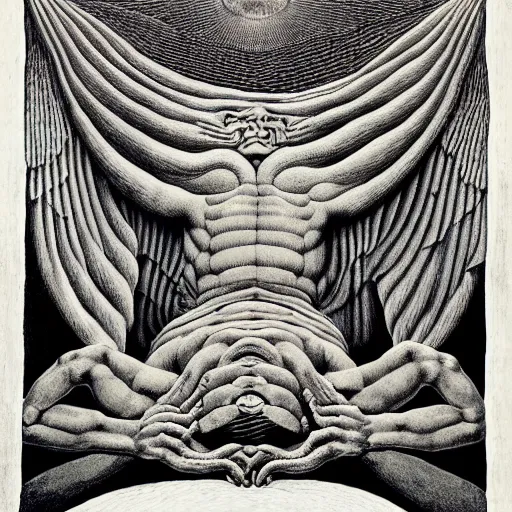 Image similar to conceptual post - mortem mexican spirit monumental portrait made by escher and william blake, highly conceptual art, intricate detailed painting, illustration sharp detail, manga 1 9 9 0