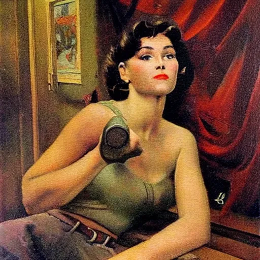 Prompt: detailed intricate soviet realism painting of web - designer, beautiful by frank frazetta