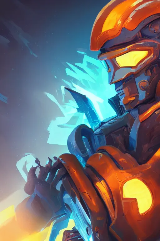 Prompt: a hero portrait of construction truck transformer person league of legends wild rift hero champions arcane magic digital painting bioluminance alena aenami artworks in 4 k design by lois van baarle by sung choi by john kirby artgerm style pascal blanche and magali villeneuve sci - fi steampunk construction transformer