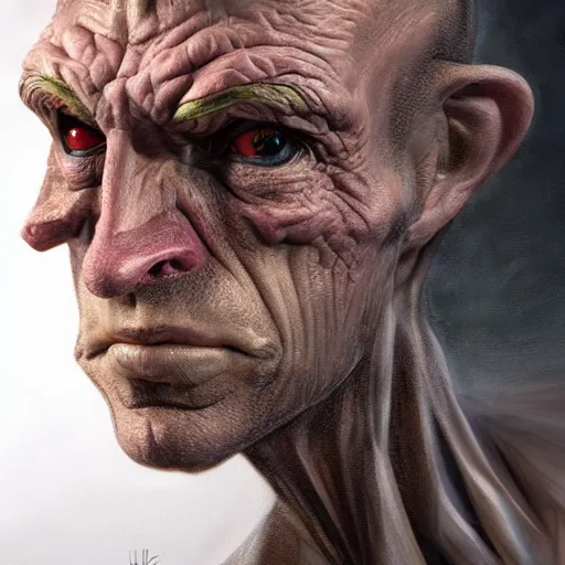 Image similar to sandman head caricature, artgem, digital painting, fullshot, color painting, hyperrealistic, concept art, oil painting, masterpiece, concept art, trending on deviantart, realistic and detailed face, highly detailed, high quality, 8 k, soft lighting, fancy colors, fantasy, cinematic, high coherence