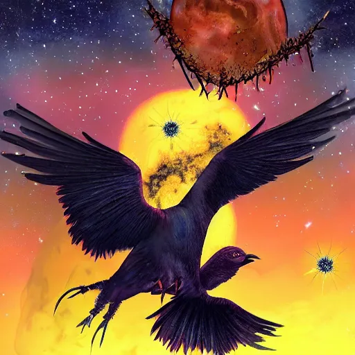 Prompt: avian cosmic horror