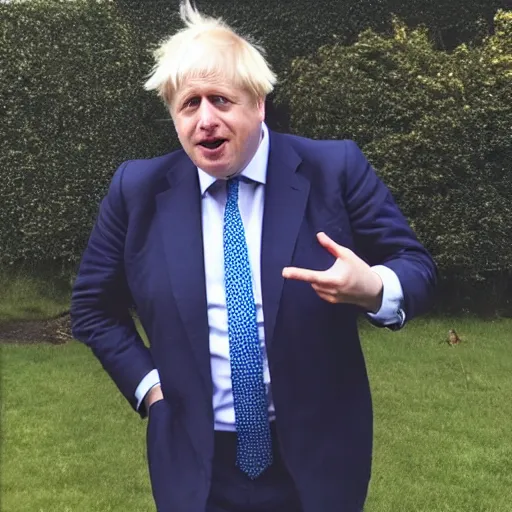 Prompt: boris johnson in the vibes of 🧈